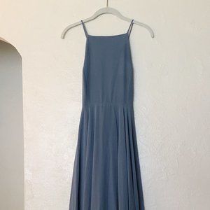 Lulus Slate Blue Bridesmaid Dress